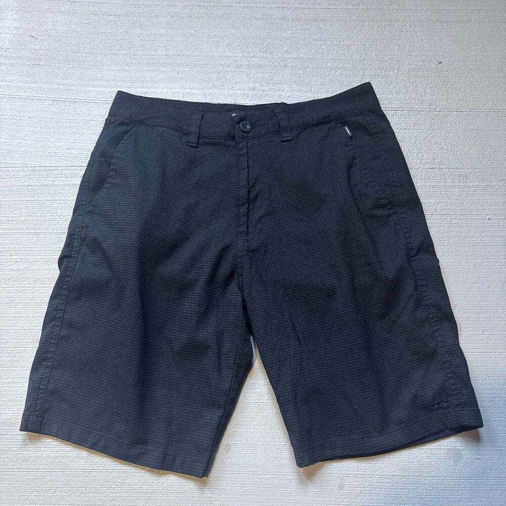 O'Neill Men's Stretch Walking Shorts Black Stripe Size 32